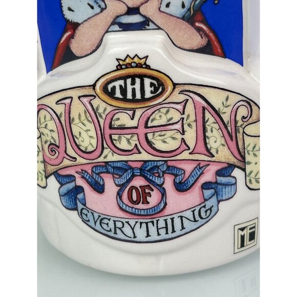 Vintage Mary Engelbreit Teleflora Queen of Everything Castle Mug Ceramic, Read - Picture 5 of 15